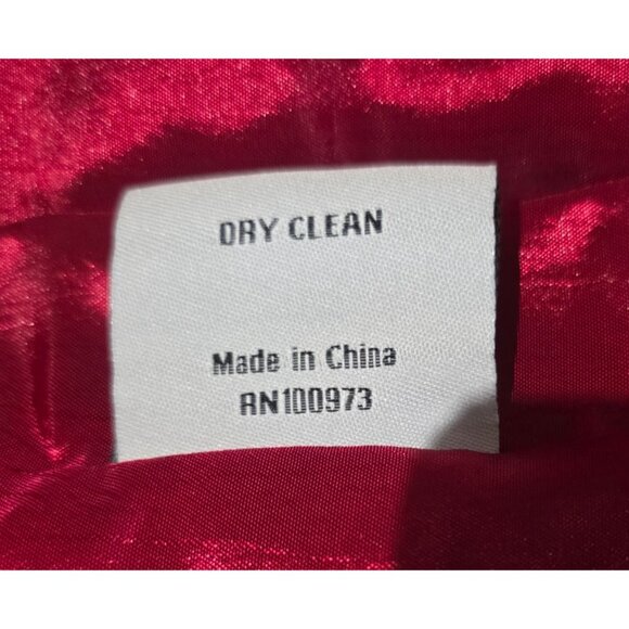 Christmas Tree Skirt Sequins Button Closure holiday decor red festive padded - Picture 5 of 7